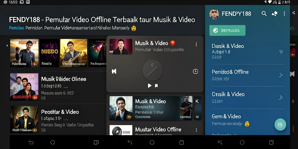 Antarmuka FENDY188 yang ramah pengguna untuk Pemutar Video Offline.