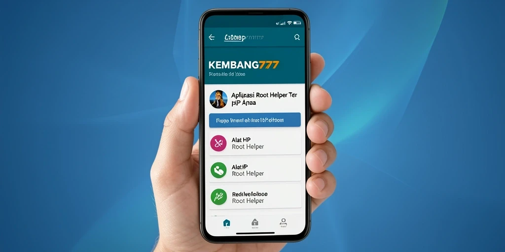 Antarmuka KEMBANG777 yang sederhana dan mudah digunakan.