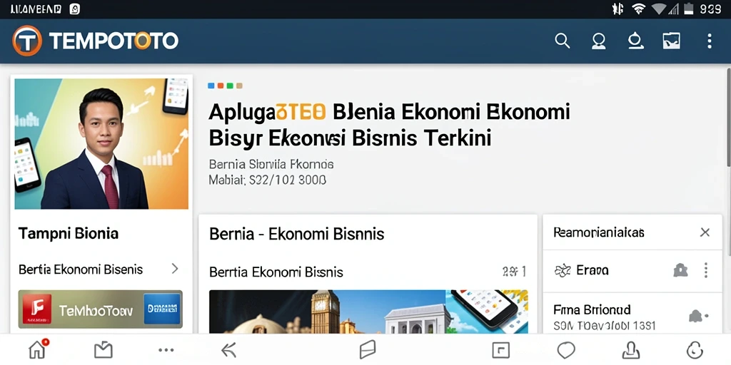 Antarmuka pengguna aplikasi TEMPOTOTO yang modern dan informatif.