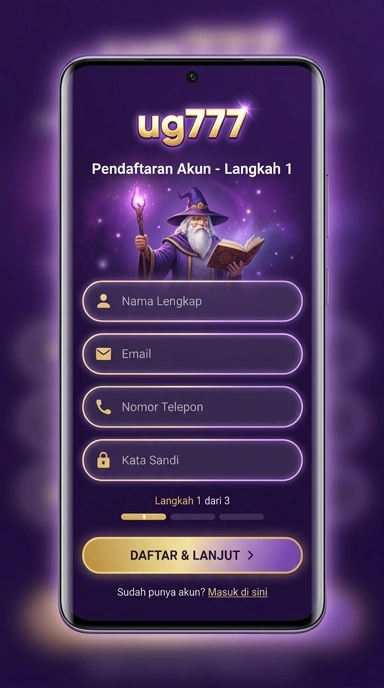 Cara Mudah Daftar Akun Ug777 untuk Android