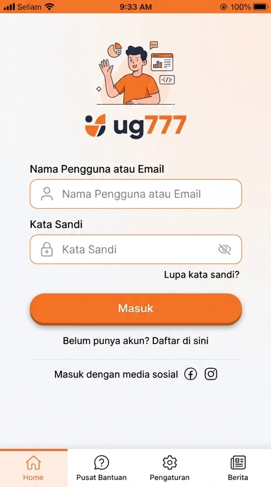 Panduan Login Akun ug777 untuk Pengguna Android
